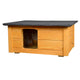 Casa para cães e gatos Woodok, isolada, madeira de abeto