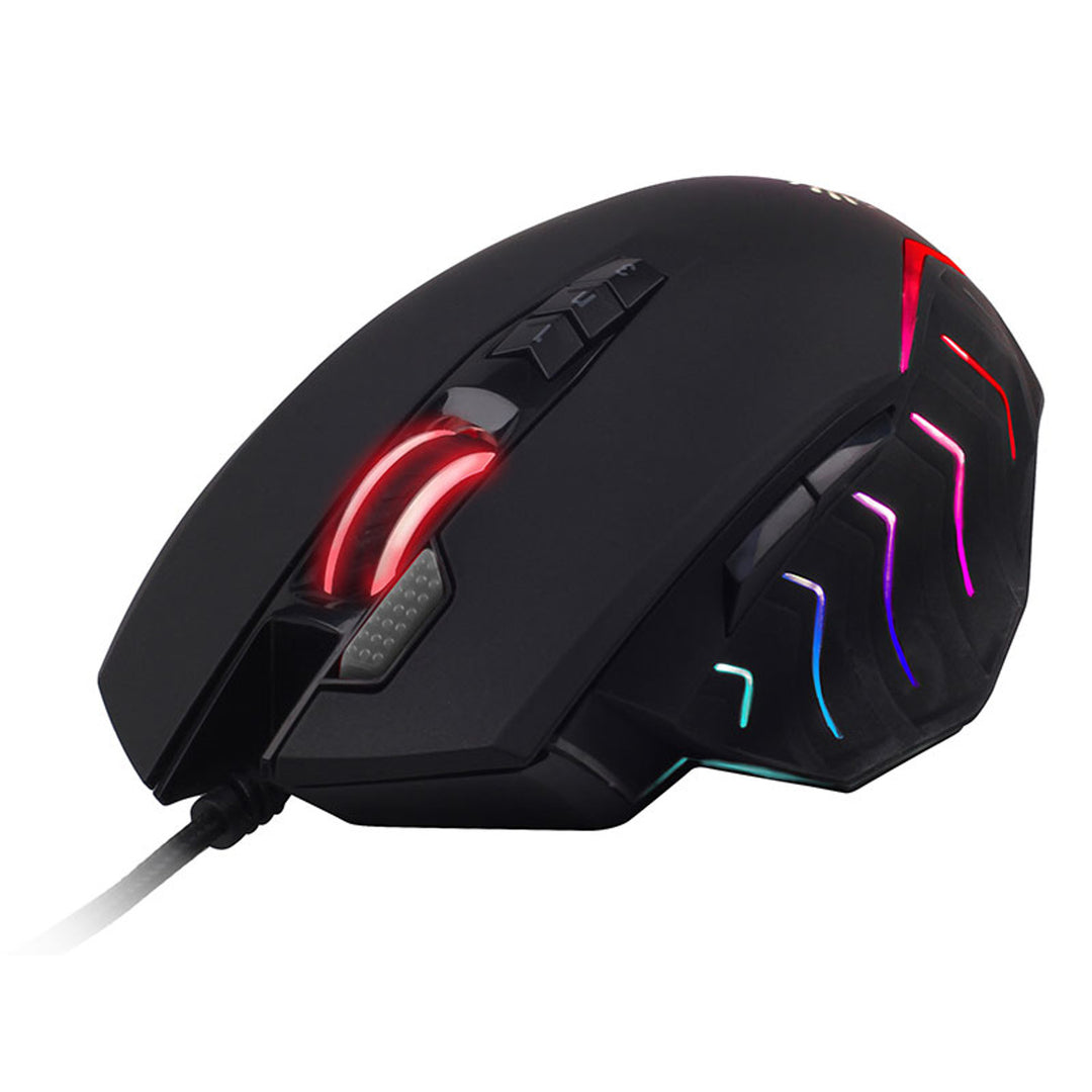 Rato Gamer A4TECH, USB, 8000 DPI, Comandos Deslizantes em Metal, J95 RGB Pixart (Ligado)