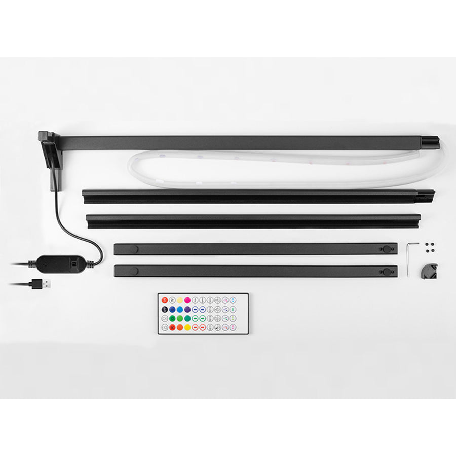 Tracer Ambience RGB - Luminária de Canto Inteligente Luminária de Canto Decorativa Comando Remoto Compatível com a Aplicação 12 Modos de Iluminação