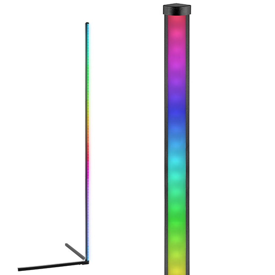 Tracer Ambience RGB - Luminária de Canto Inteligente Luminária de Canto Decorativa Comando Remoto Compatível com a Aplicação 12 Modos de Iluminação