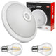 Luminária de teto com sensor PIR Maclean, com fonte de luz LED, 2x máx. 40 W, E27, 220-240 V ~ 50/60 Hz, MCE324 + 2xMCE268