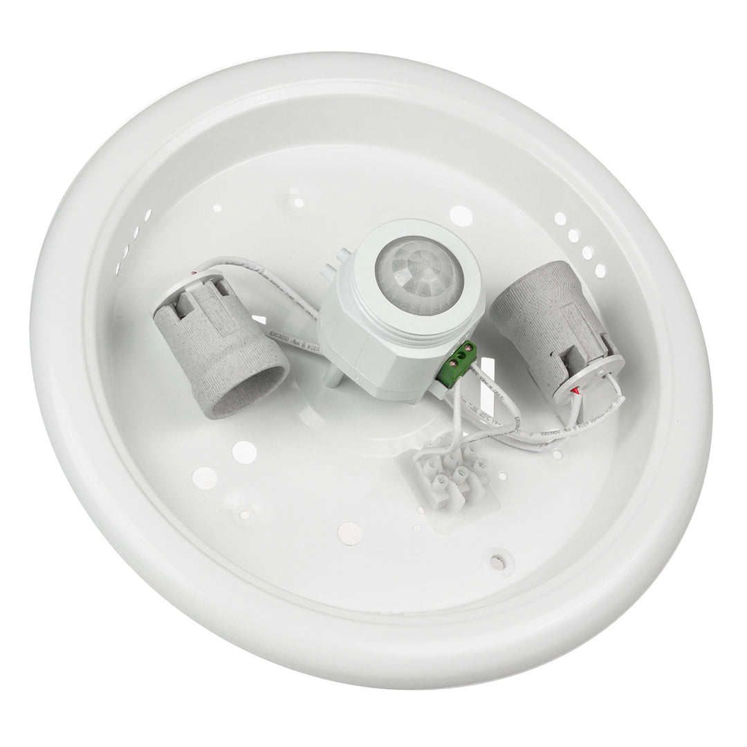 Luminária de teto com sensor PIR Maclean, com fonte de luz LED, 2x máx. 40 W, E27, 220-240 V ~ 50/60 Hz, MCE324 + 2x MCE284