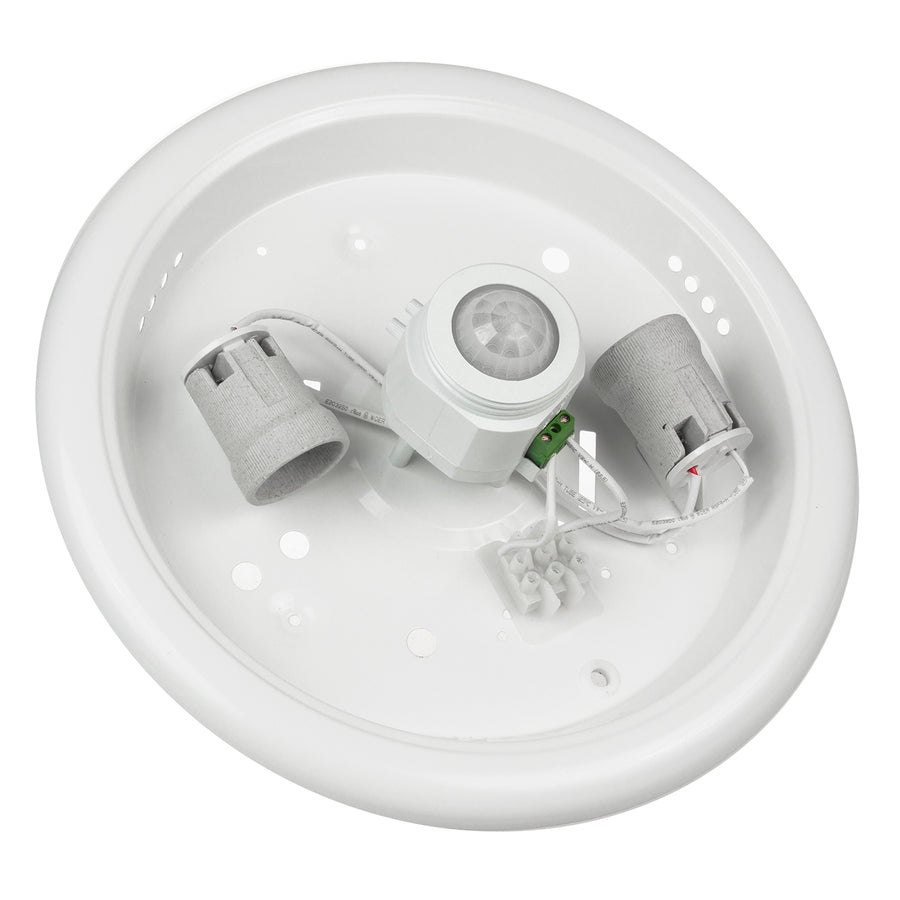 Luminária de teto com sensor PIR Maclean, com fonte de luz LED, 2x máx. 40 W, E27, 220-240 V ~ 50/60 Hz, MCE324 + 2x MCE284