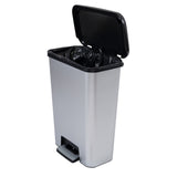 Papelera Curver, con pedal, capacidad 50l, Compatta