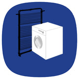 Máquina de secar roupa vertical Vileda, superfície de secagem de 30 m, Mixer 3 Ultimate