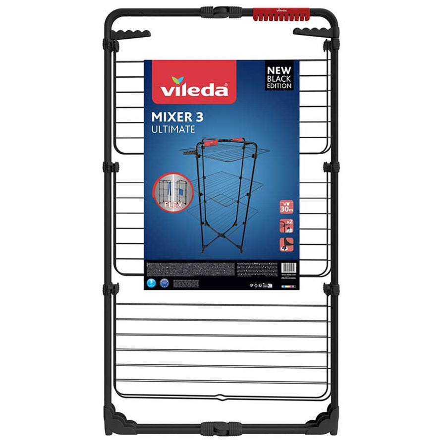 Máquina de secar roupa vertical Vileda, superfície de secagem de 30 m, Mixer 3 Ultimate