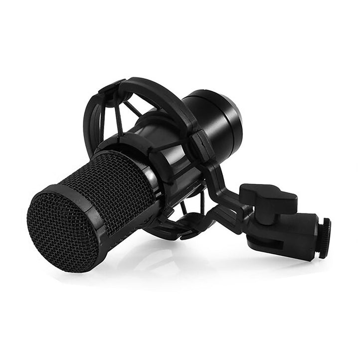 Microfone condensador Media-Tech MT397K, suporte ajustável, acessórios