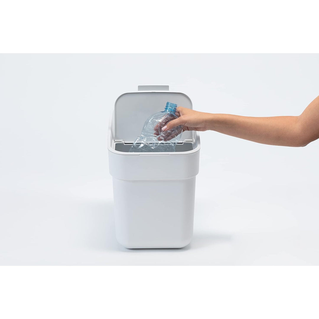Papeleira de Reciclagem Curver, 20 litros, Branca
