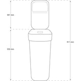 Papeleira Curver, Papeleira para Reciclagem, 30 Litros, Branca