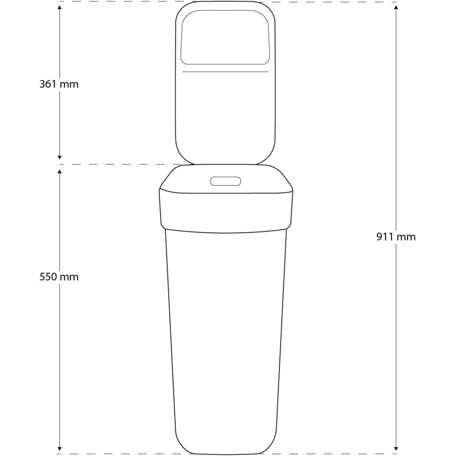 Papeleira Curver, Papeleira para Reciclagem, 30 Litros, Branca