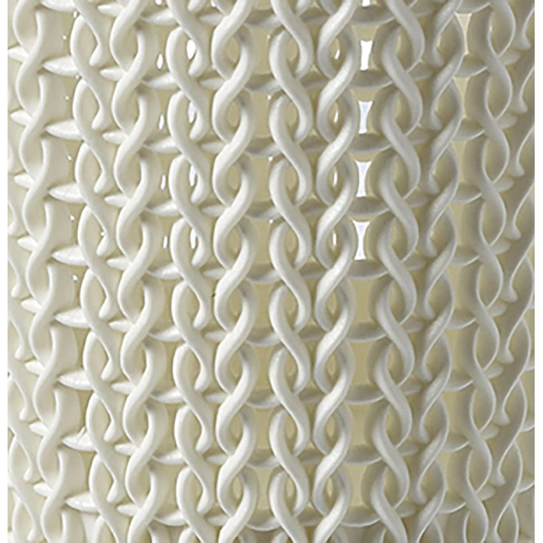 Cesto para roupa suja Curver Knit, cesto para roupa suja com 2 pegas, 57L, creme