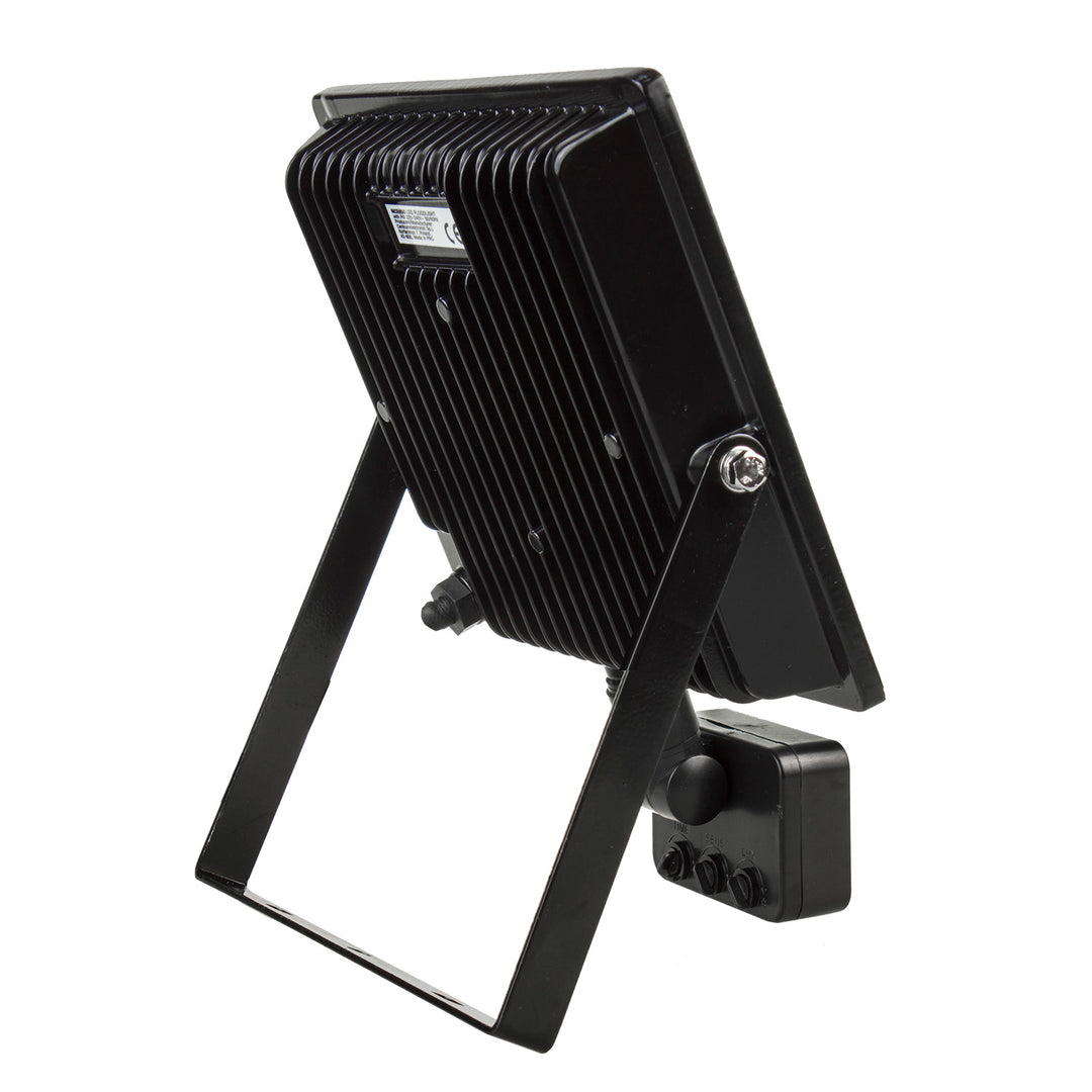 2 focos LED Maclean MCE650 CW PIR com detector de movimento, fino, 50 W, 4000 lm, branco frio (6000 K), IP44