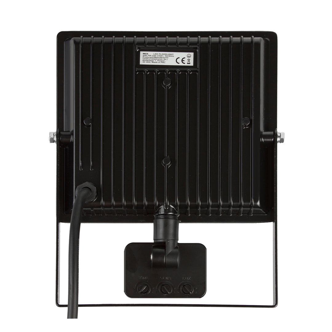 2x Foco Maclean MCE630 NW PIR LED com detector de movimento, fino 30W, 2400lm, branco neutro (4000K), IP44