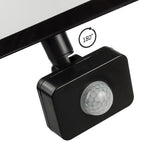 2 focos LED Maclean MCE650 WW PIR com sensor de movimento, fino, 50 W, 4000 lm, branco quente (3000 K), IP44