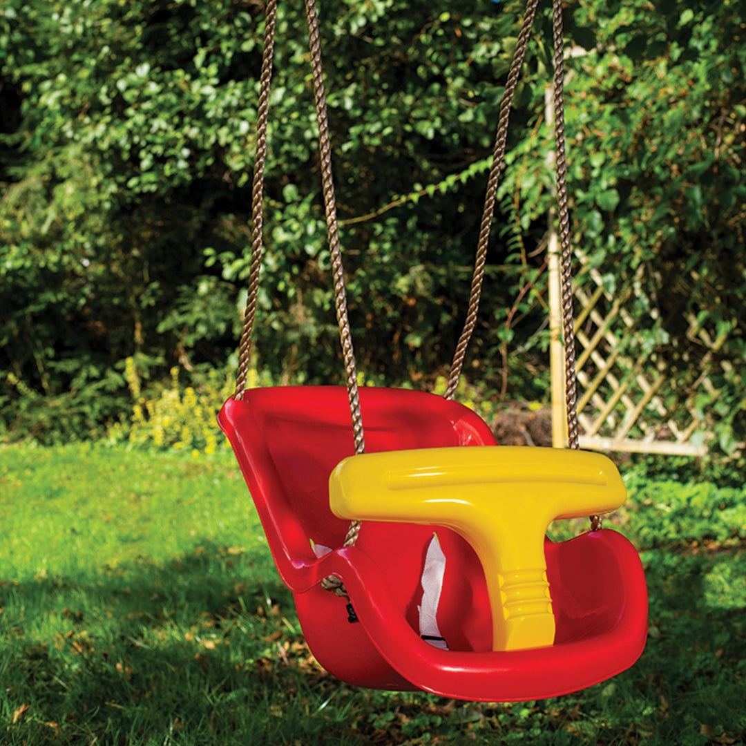 Greenmill GR0126 Baloiço de Jardim, Baloiço de Balde para Crianças, Cordas Resistentes, até 30 kg