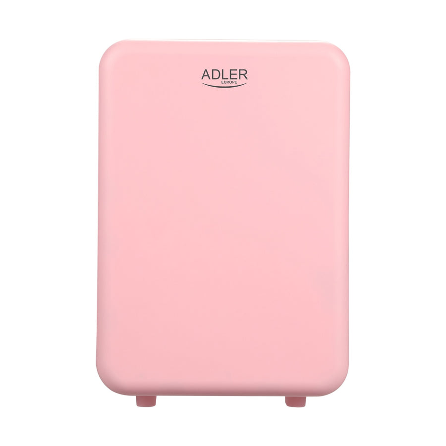 Adler AD 8084p Mini Frigorífico Portátil de 4 Litros, Frigorífico de Viagem, Frigorífico de Carro, Frigorífico Doméstico, Rosa
