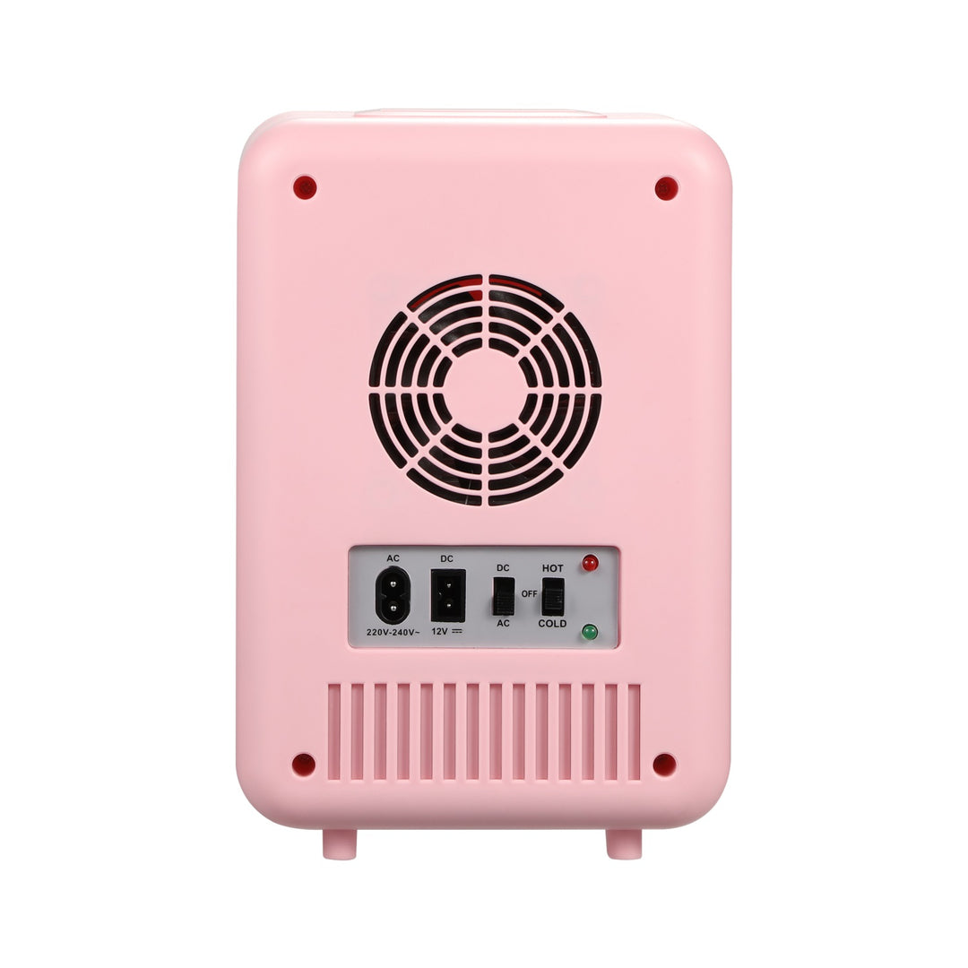 Adler AD 8084p Mini Frigorífico Portátil de 4 Litros, Frigorífico de Viagem, Frigorífico de Carro, Frigorífico Doméstico, Rosa