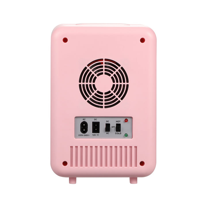 Adler AD 8084p Mini Frigorífico Portátil de 4 Litros, Frigorífico de Viagem, Frigorífico de Carro, Frigorífico Doméstico, Rosa