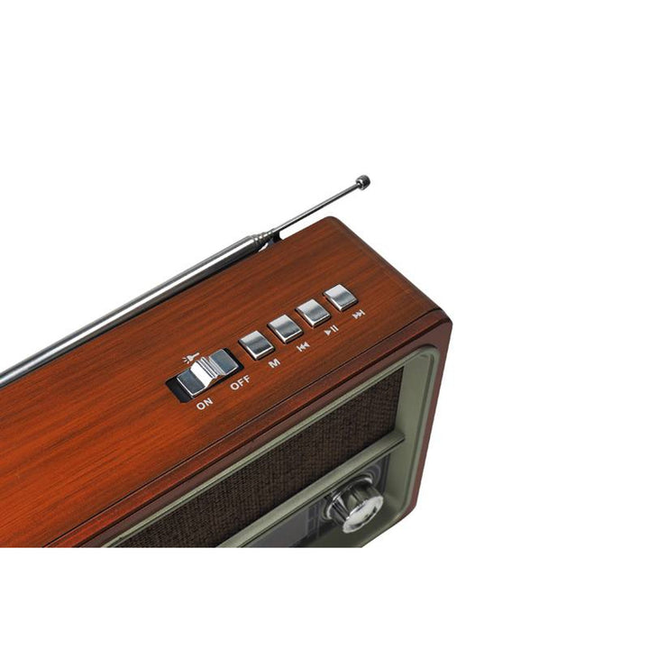 Rádio portátil LTC, Bluetooth, FM/AM/SW, USB, painel solar, antena telescópica, LXLTC103UBT