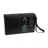 Rádio portátil LTC, Bluetooth, FM/AM/SW, painel solar, antena telescópica, LXLTC115UBT
