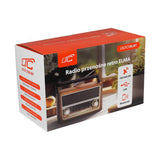 Rádio portátil LTC, Bluetooth, FM/AM/SW, USB, LXLTC118UBT