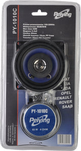 Altavoces para coche 2 vías 10cm 60W PY-1010C Peiying
