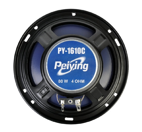 Colunas auto bidirecionais Peiying de 6,4 polegadas e 80 W PY-1610C
