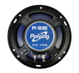 Colunas auto bidirecionais Peiying de 6,4 polegadas e 80 W PY-1610C