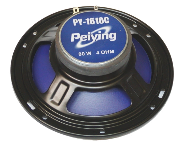 Colunas auto bidirecionais Peiying de 6,4 polegadas e 80 W PY-1610C
